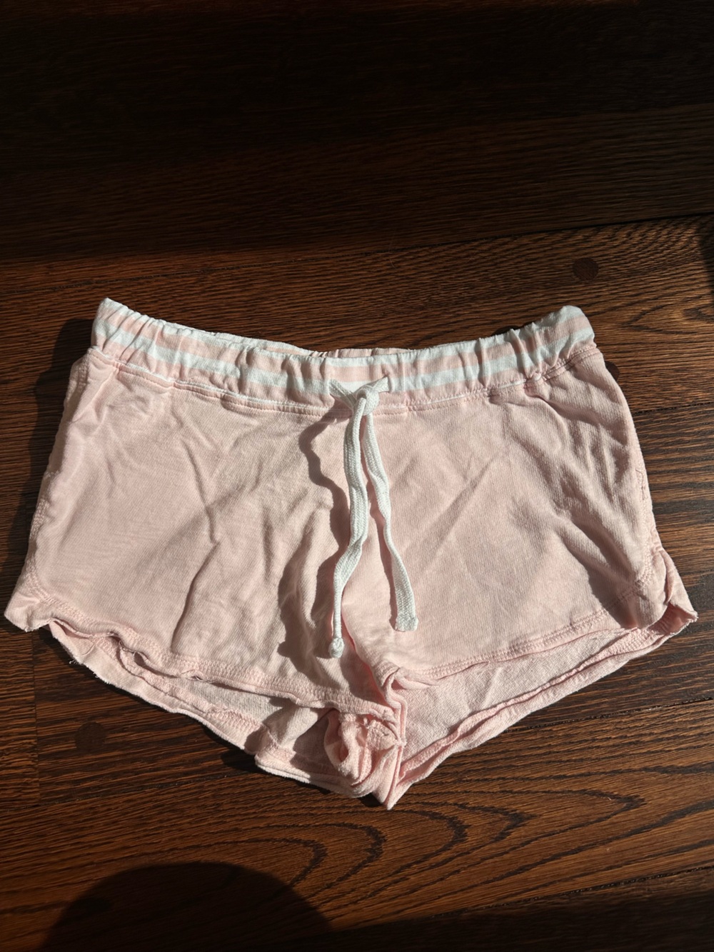 Southern Spirit Pink Lounge Shorts with Drawstring Size Juniors Large
